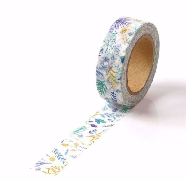 Spring Leaves Washi Tape 15mm x 10m