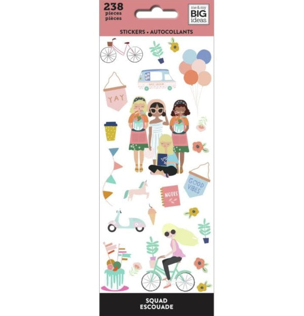 Squad Sticker Pad Me & My Big Ideas Happy Planner 238pcs