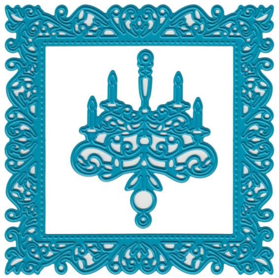 Square & Chandelier Joy! Crafts Cut & Emboss Die