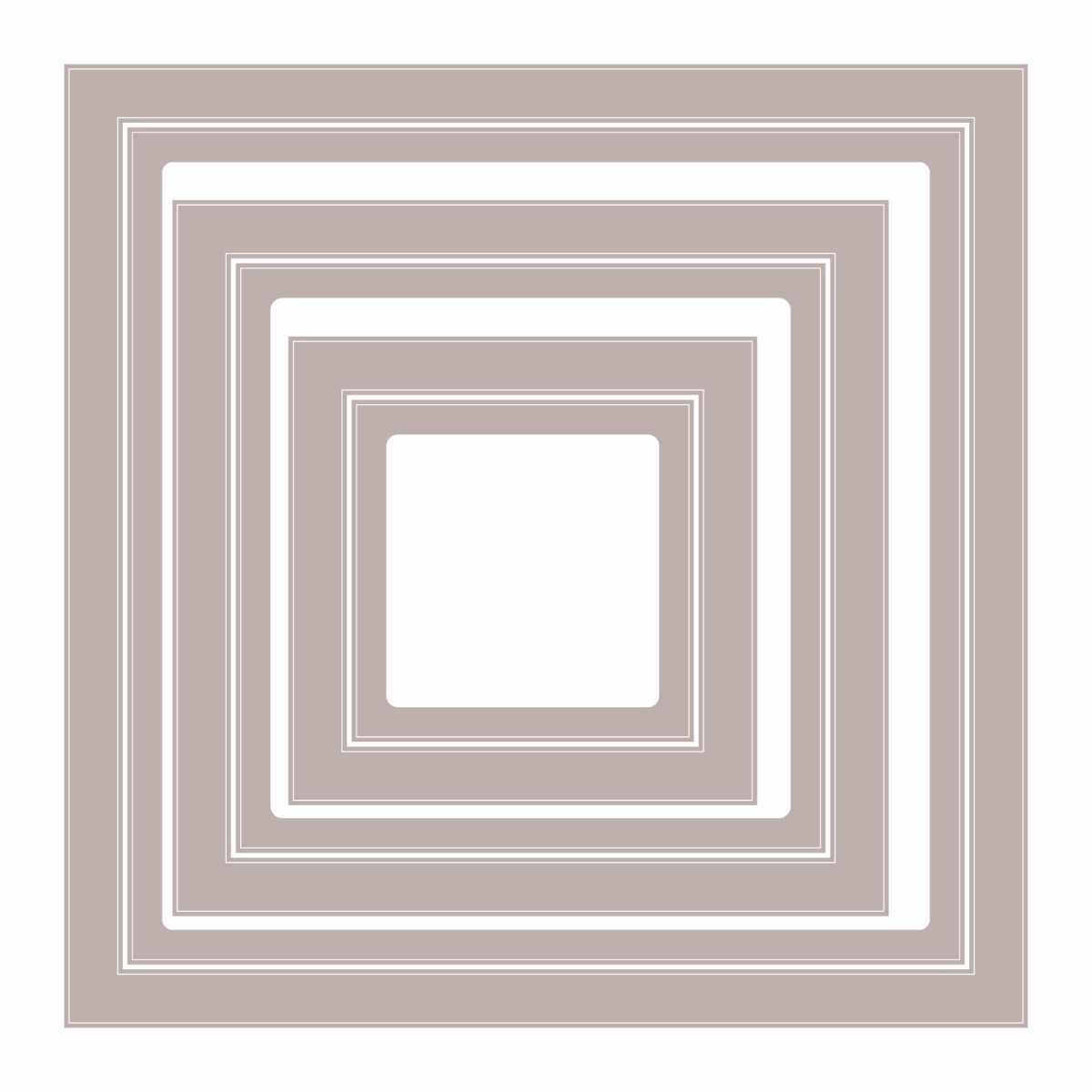 Sizzix Square Frames Framelits Die Set 6PK by Olivia Rose