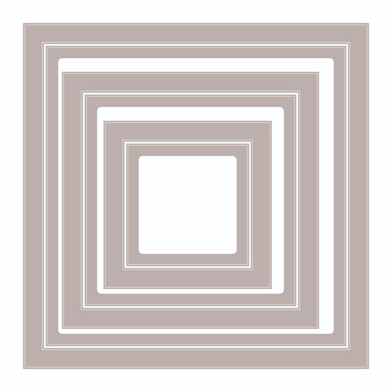 Sizzix Square Frames Framelits Die Set 6PK by Olivia Rose