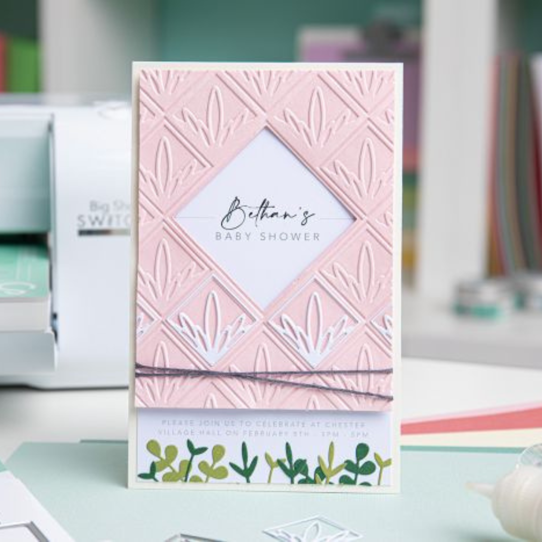 Sizzix Thinlits Die Set 4PK w/Textured Impressions Embossing Folder - Ornate Frame by Lisa Jones
