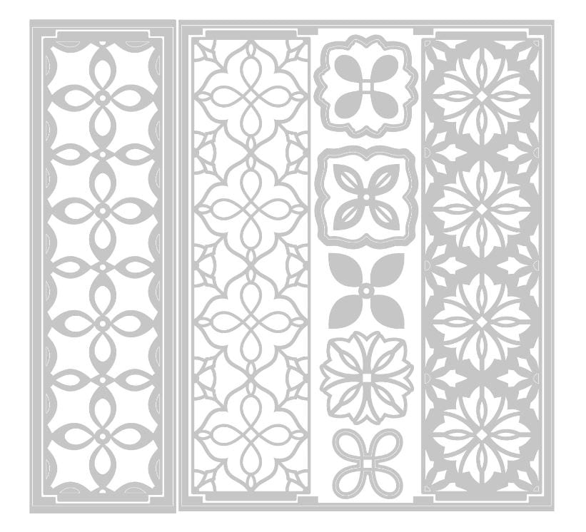 Sizzix Stackable Geometrics Thinlits Die Set 12pk