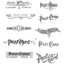 Stampers Anonymous Tim Holtz Postcards Cling Stamp