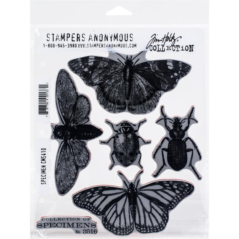 Stampers Anonymous Tim Holtz Specimen Cling Stamp