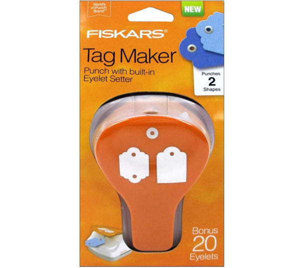 Fiskars Tag Maker II Standard/Scallop Punch Craft