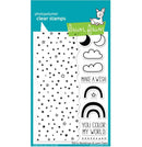Lawn Fawn Starry Backdrops Clear Stamps 4"X6"