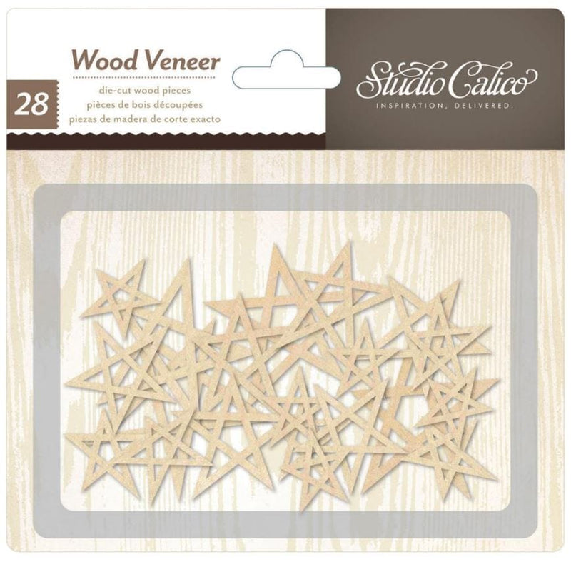 Stars Printshop Wood Veneer Shapes Studio Calico