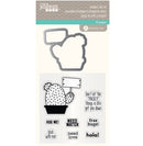 Hampton Art Jillibean Soup Stick with Me Clear Stamp & Die Set