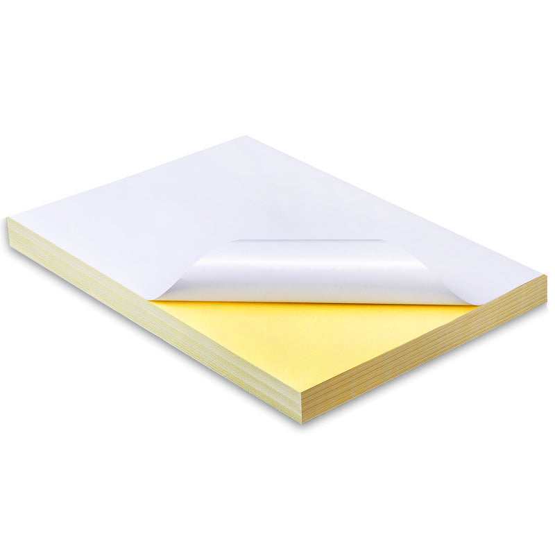 Sticker Paper for Inkjet and Laser Printer Friendly - 100 Sheets