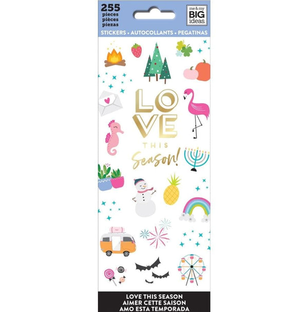 Me and My Big Ideas Love This Season Happy Planner Icon Stickers