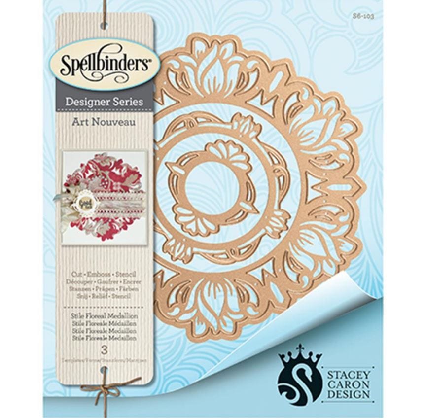 Spellbinders Stile Floreal Medallion Nestabilities Decorative Elements Dies