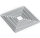 Elizabeth Craft Stitched Rounded Square Metal Die