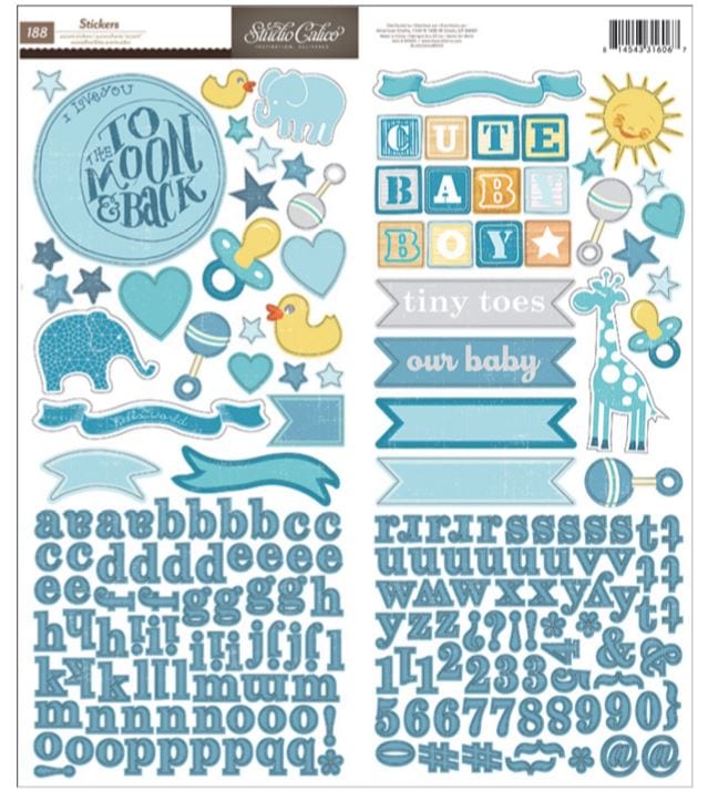 Studio Calico Story Time Boy Cardstock Stickers 6