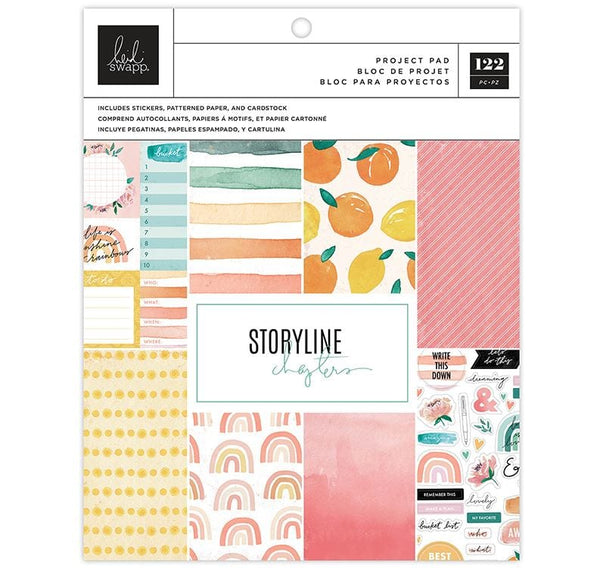 Heidi Swapp The Planner Story Line Chapters Project Pad 7.5" x 9.5"