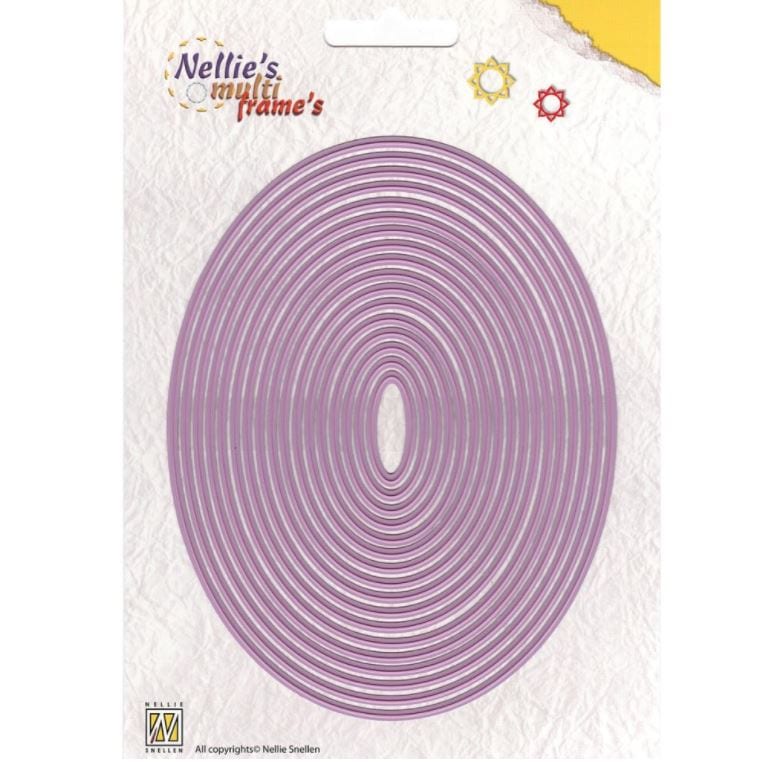 Nellie's Straight Oval 2 Multi Frame
