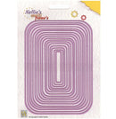 Nellie's Straight Rectangle 2 Multi Frame Die