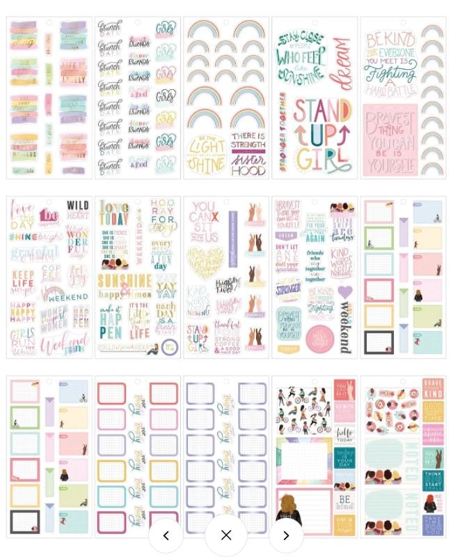 Stronger Together Value Pack Stickers Me &amp; My Big Ideas Happy Planner 434 Stickers