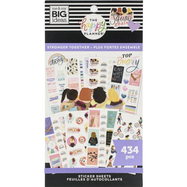 Stronger Together Value Pack Stickers Me &amp; My Big Ideas Happy Planner 434 Stickers