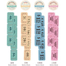 Mo Card Retro Stubs, Coupons and Tickets Masking Tapes