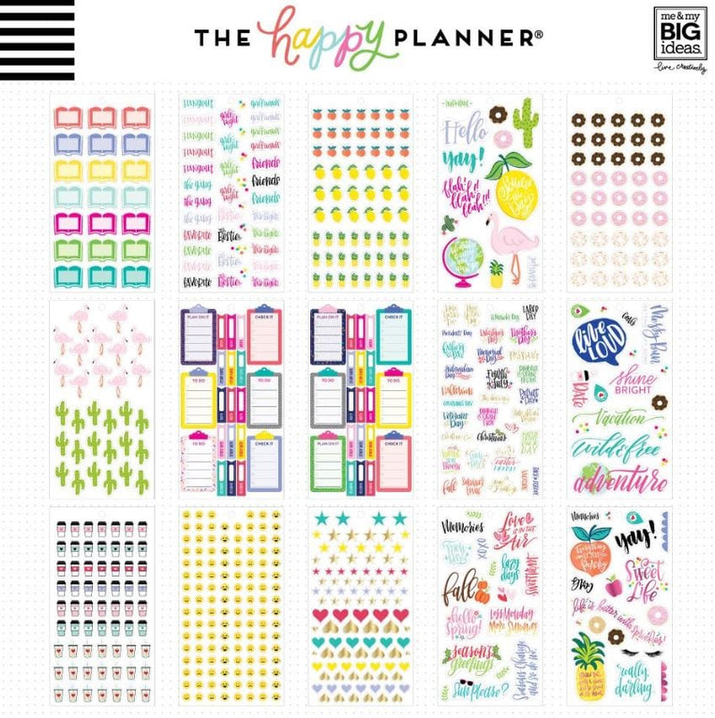 Student Sweet Life Planner Value Pack Stickers Me &amp; My Big Ideas-Create 365 Happy Planner Stickers