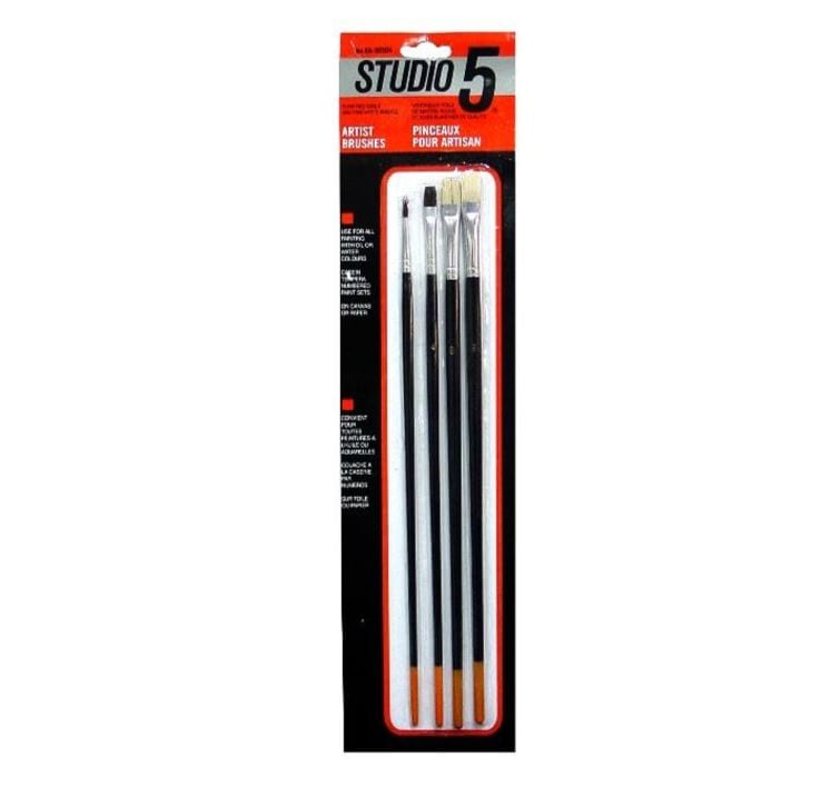 Tiger Artist Brushes Set of 4 - BA30504