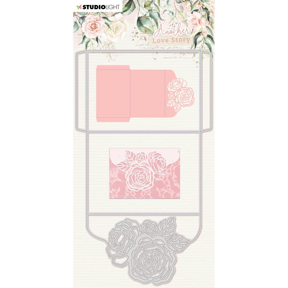 Studio Light Rose Envelope Another Love Story Cutting Die