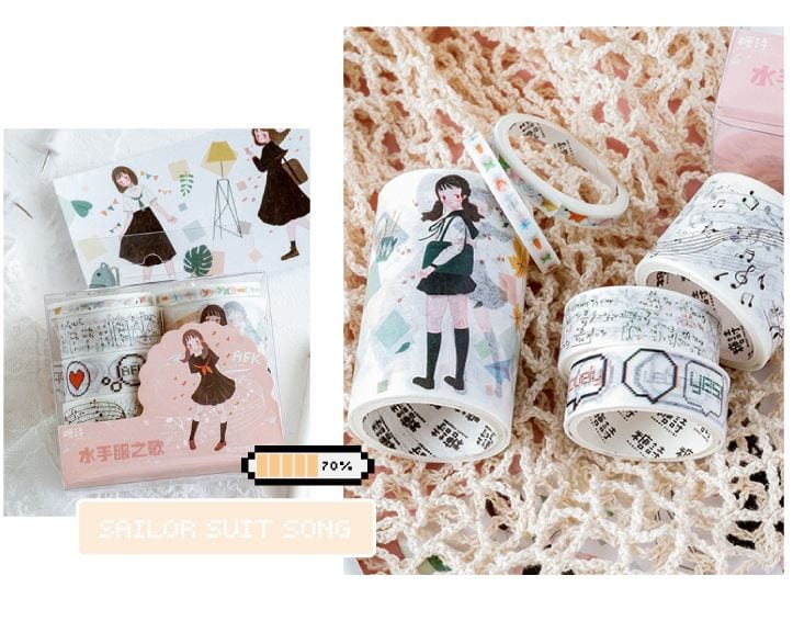 Candy Poetry Intriguing World Girls Masking Tape Sets
