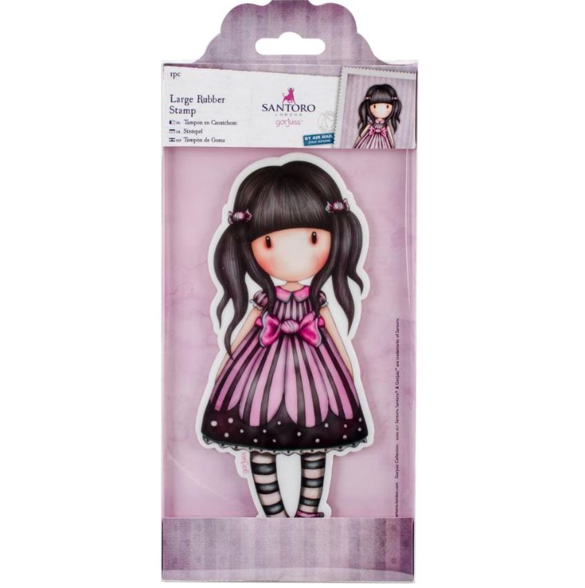 Gorjuss Sugar & Spice Santoro's Large Rubber Stamp