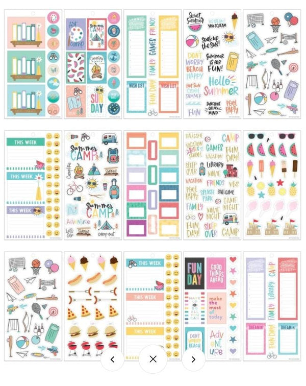 Happy planner sticker and markers offers package