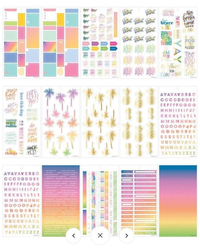 Summer Vibes Value Pack Stickers Me &amp; My Big Ideas-Create 365 Happy Planner Stickers 898 Stickers