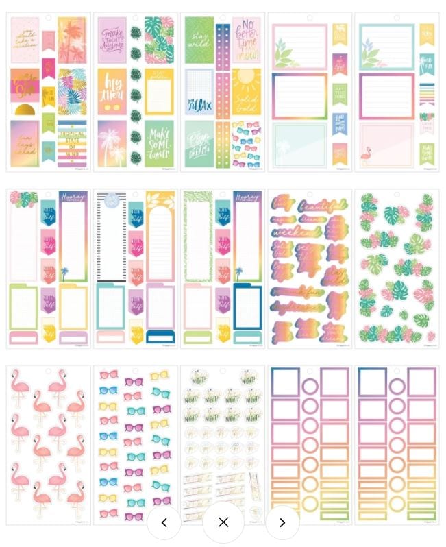 Summer Vibes Value Pack Stickers Me &amp; My Big Ideas-Create 365 Happy Planner Stickers 898 Stickers