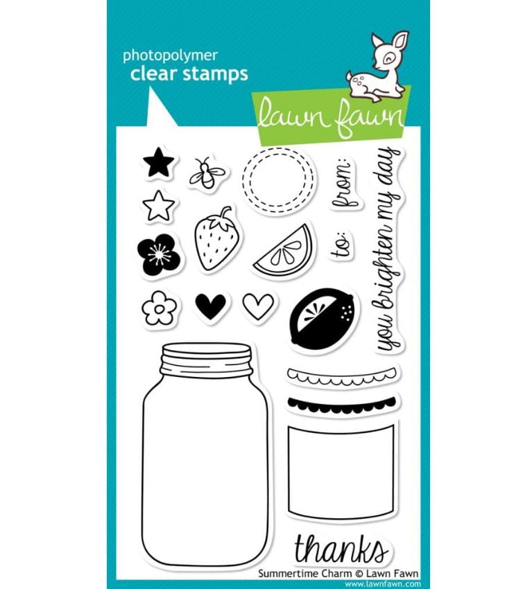 Lawn Fawn Summertime Charm Clear Stamps 4