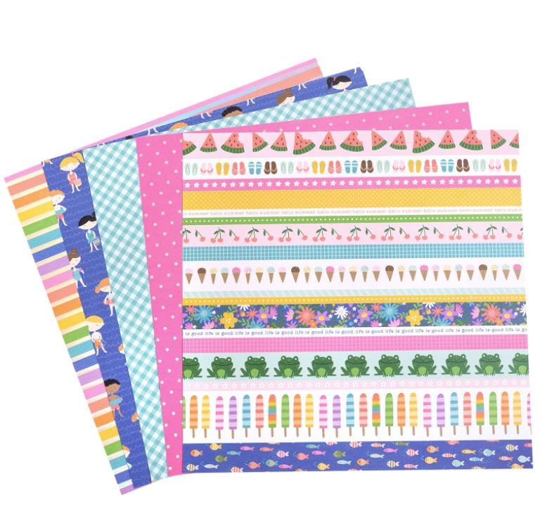 Pebbles Sun and Fun Paper Pad Collection 12