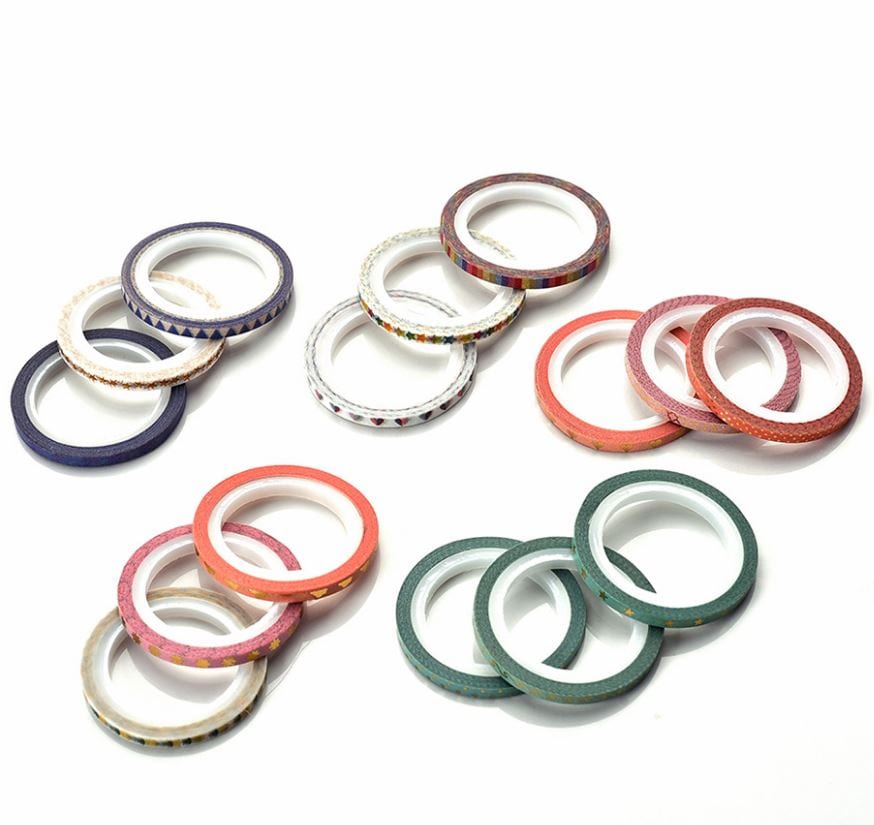 48 Rolls - Super Skinny Washi Tapes