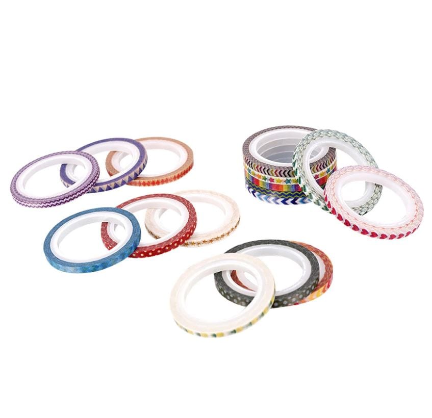 48 Rolls - Super Skinny Washi Tapes