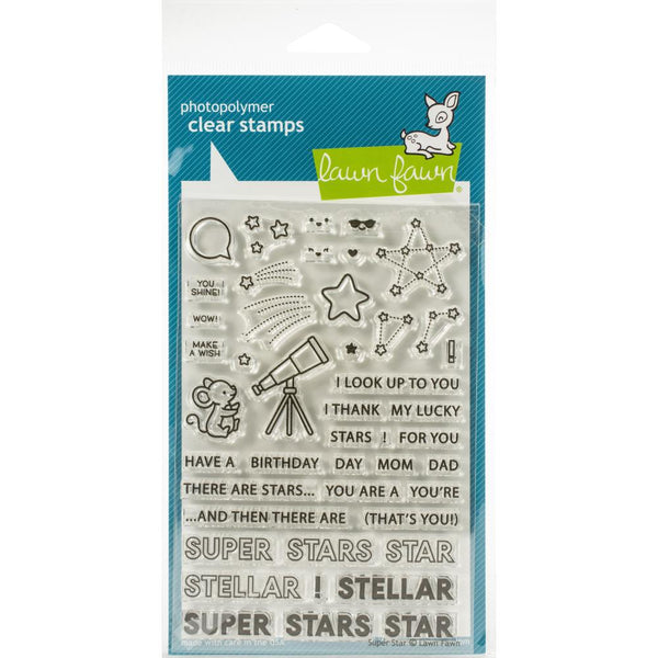 Lawn Fawn Super Star Clear Stamps 4" x 6"