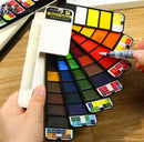 Superior Watercolor Fan / Foldable Watercolor Set w/ Brush
