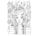 Prima Marketing Sweet Tooth Prima Princesses Cling Stamp 5" x 7"