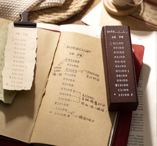 Yanji Wooden Journaling Stamps
