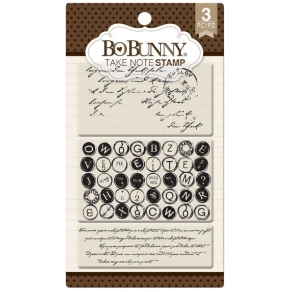 BoBunny Take Note Stamps