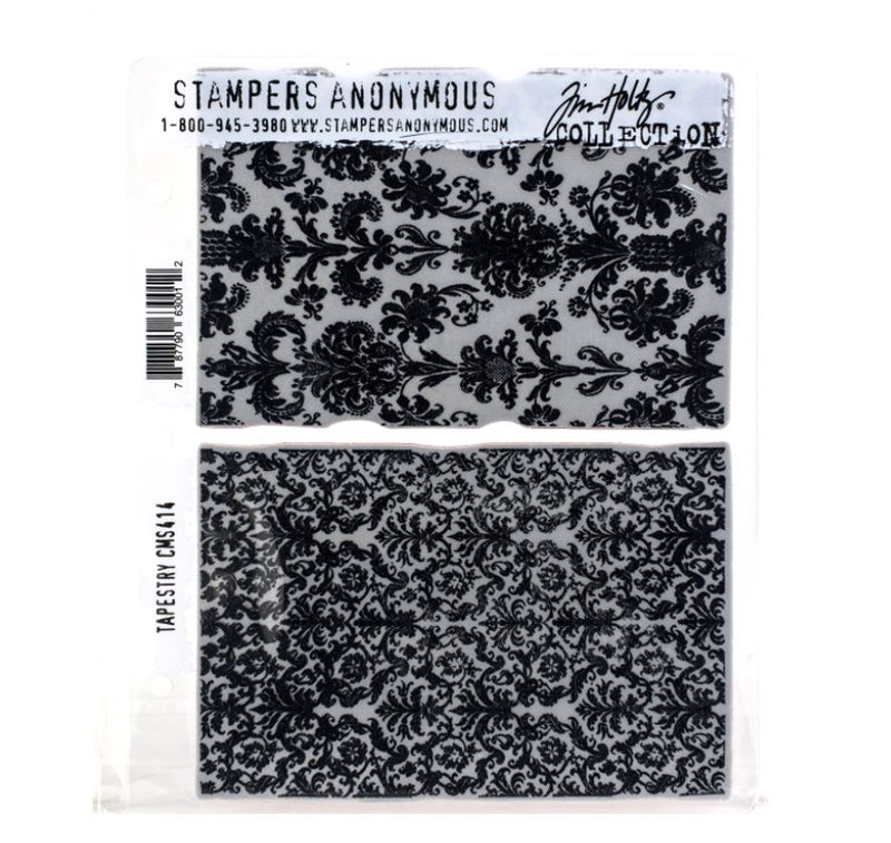 Stampers Anonymous Tim Holtz Tapestry Cling Stamps