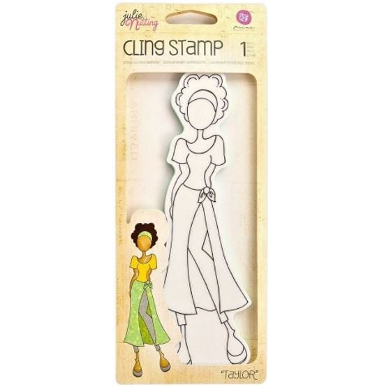 Prima Marketing Taylor Julie Nutting Cling Rubber Stamps 3" x 7.75"