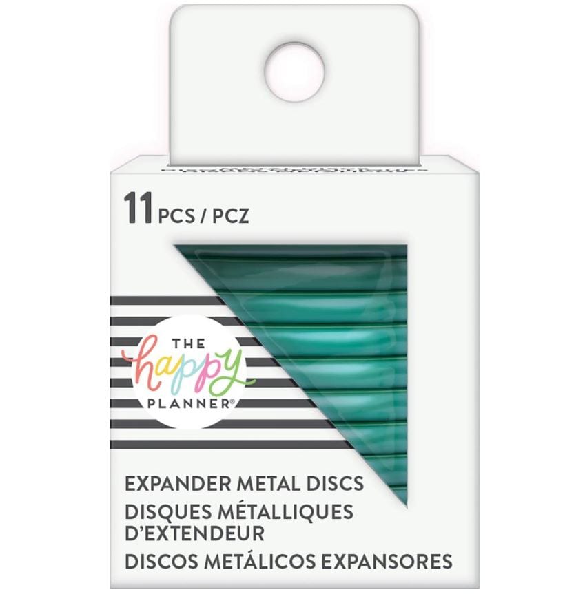 Me and My Big Ideas Teal Happy Planner Big Metal Expander Discs 11/Pkg