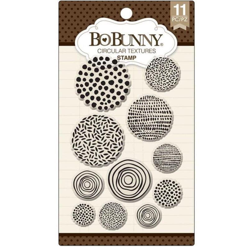 BoBunny Textures Circular Stamps