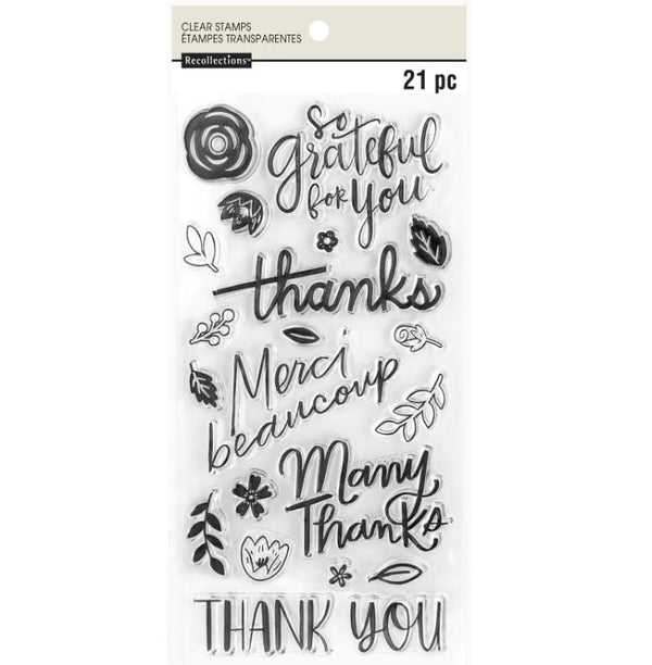 Recollections Thank You Grateful Stamp Set