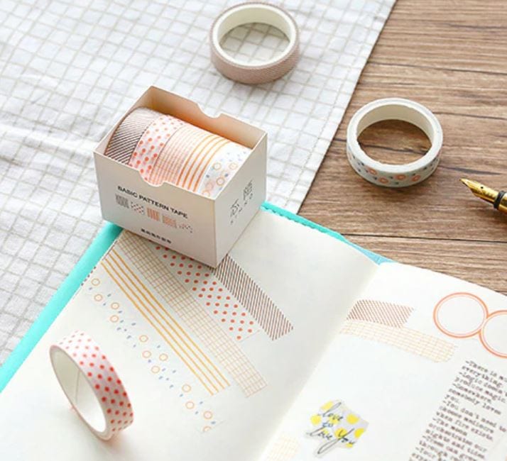 Simno Basic Patterns Masking Tape Sets