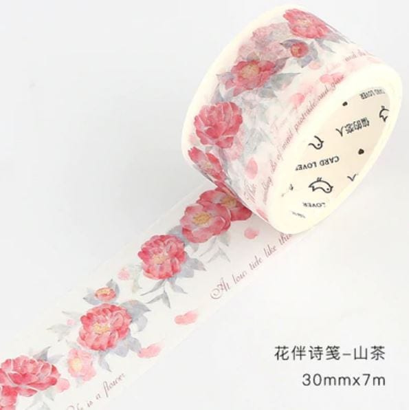 Candy Poetry The Flower Collection Masking Tape Sets