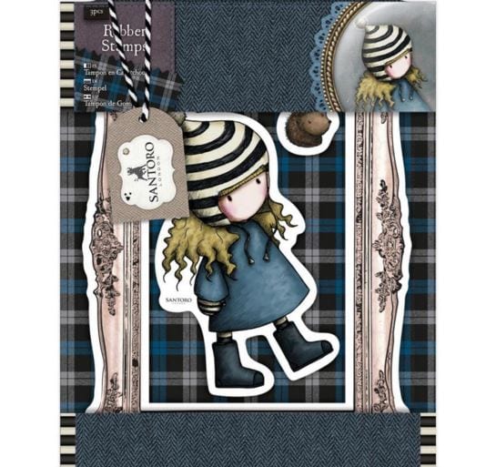 Gorjuss The Friendly Hedgehog Tweed Stamps