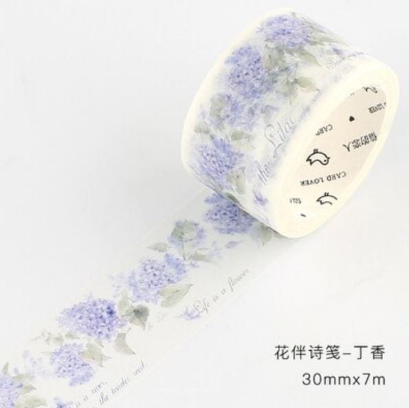 Candy Poetry The Flower Collection Masking Tape Sets